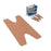 Dynarex oration Bandage Fabric Knuckle 1.5x3" Flexible Flesh LF 100/Bx, 24 BX/CA (3619)
