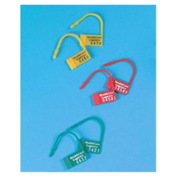 Health Care Logistics Seals Padlock Red 100/Pk