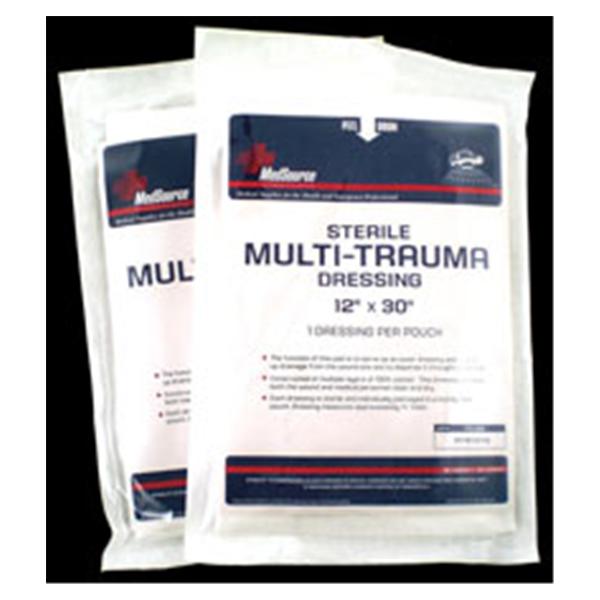 Medsource International Dressing Multi-Trauma Cotton 12x30" Absorbent Ea, 50 EA/CA (MS-GZM00150)