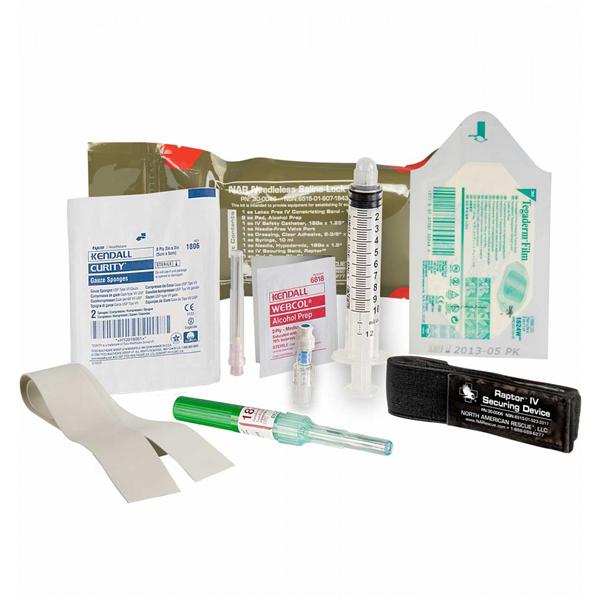North America Rescue  Kit Saline Lock Ea