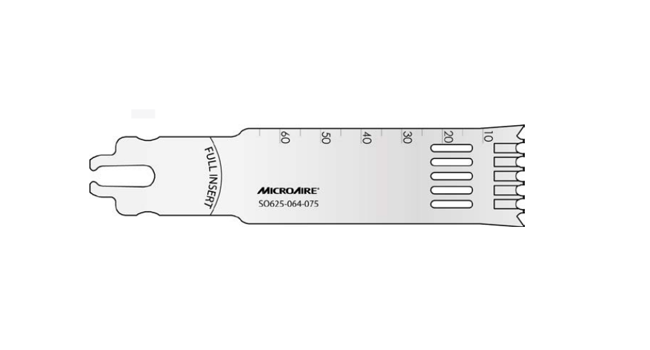 MicroAire Surgical Dual Saw Blades - Sys6 Dual Tooth Saw Blade, 25 x 90 x 1.07 mm - SO625-107-090