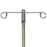 5-Leg IV Stand 2 Hooks
