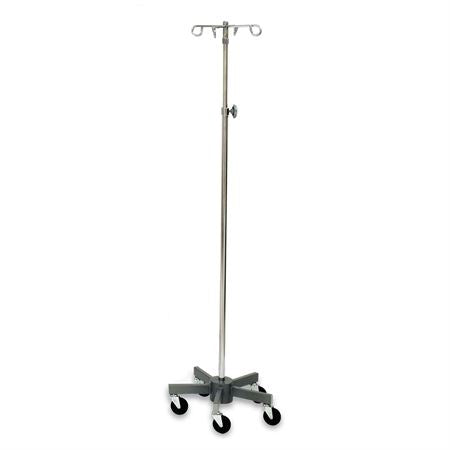 5-Leg Short Wheelbase Infusion Stand 4 Hooks