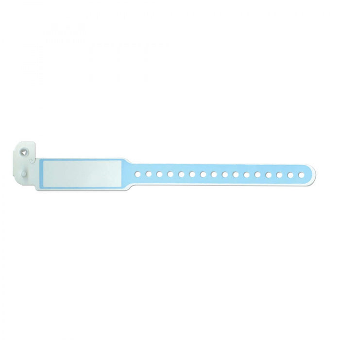 Sentry Superband Imprinter Wristband Poly 11/16" X 7" Infant Light Blue - 250 Per Box