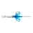 B Braun Medical  Catheter IV Introcan Safety Safety 22gx1" With Wings Blue 50/Bx, 4 BX/CA (4251128-02)