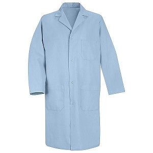 Vf Workwear-Div / Vf Imagewear (W) Men's 4-Gripper Front Lab Coat - Men's Lab Coat, 4-Gripper Front Closure, Light Blue, Size L - 5080LB L
