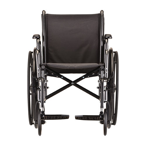 Wheelchair with Detachable Arms And Footrests