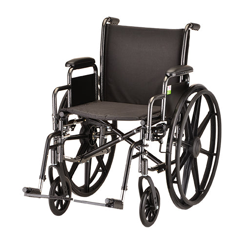 Wheelchair with Detachable Arms And Footrests