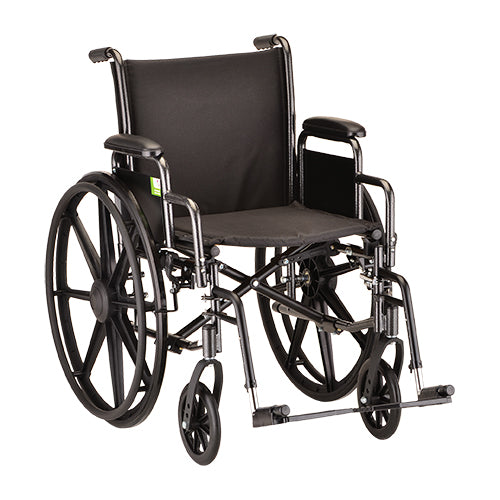 Wheelchair with Detachable Arms And Footrests