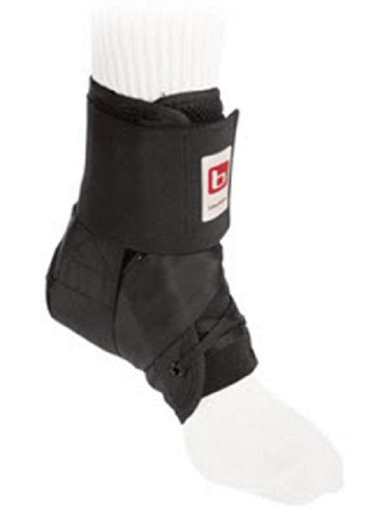 Breg Inc Breg Wraptor Ankle Stabilizer - Speed Lacers Ankle Stabilizer, Black, Size 2XL - SA702011