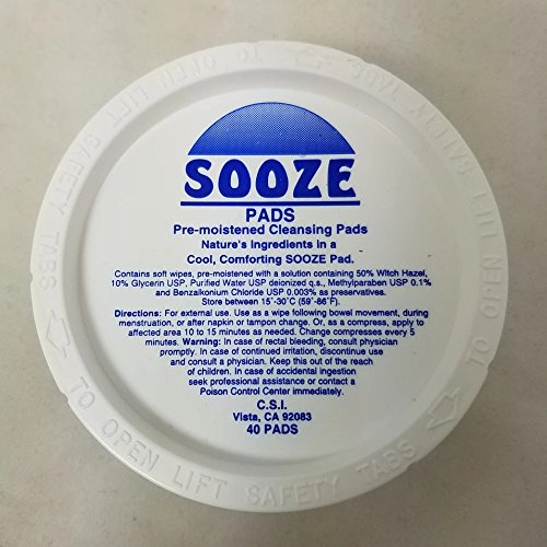 CSI Pharmaceuticals Sooze Pads (Witch Hazel) - Witch Hazel Sooze Pad - 37379-02