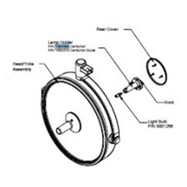 Bovie Aaron Medical Holder Lamp Centurian Each