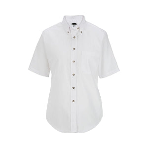 Edwards Garment Co Ladies' Short Sleeve Poplin Shirts - SHIRT, LADIES, SS, POPLIN, FRENCH BLUE, XL - 5230 061 XL