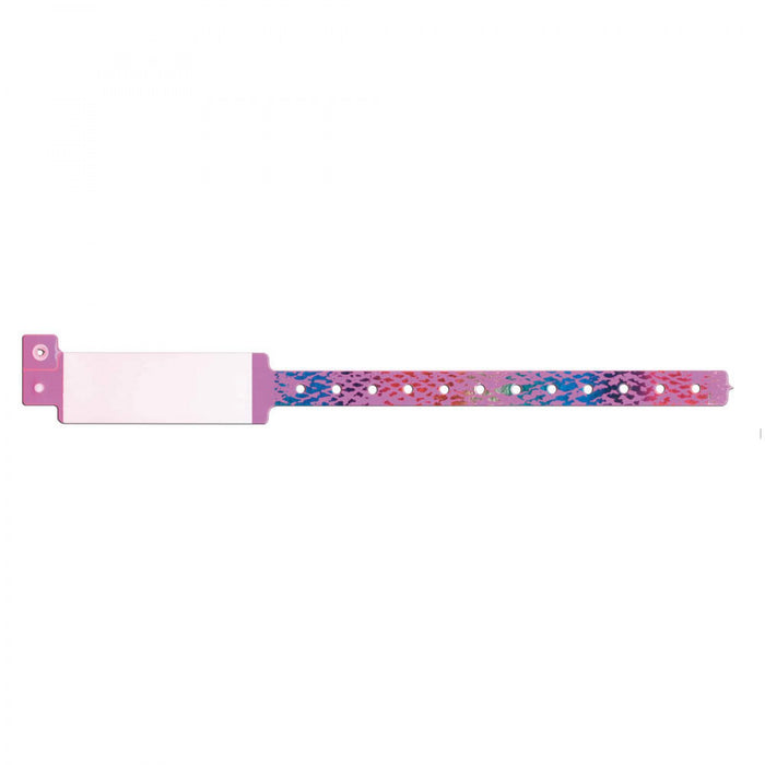 Speedi-Print Imprinter Wristband Vinyl 1"X10 Adult/Pedi Hot Pink - 500 Per Box