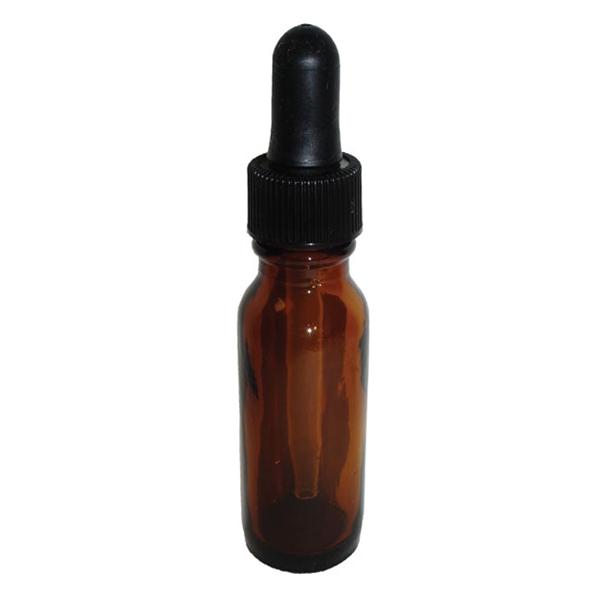 Clarke Container Division Bottle Dropper Plastic 1/2oz Amber 12/Pk