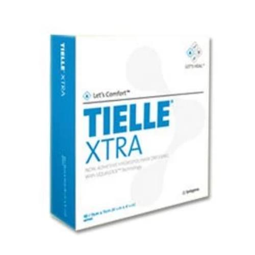 Systagenix Tielle Adhesive Hydropolymer Dressing Non-adhesive Liqua Lock Technology, 4-1/4" x 4-1/4"