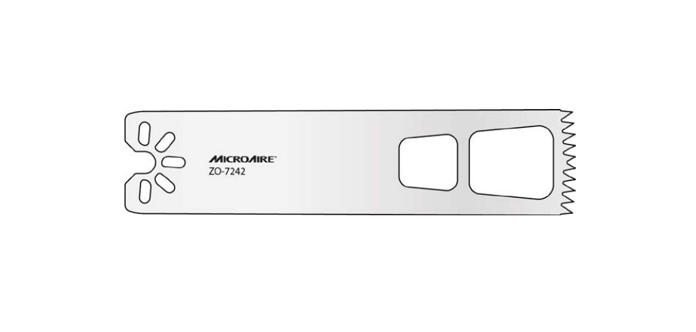 Microaire Surgical Oscillating Blades - BLADE, SAW, OSC, LARGE, 25.4MMX90MMX1.4MM - ZO-7242
