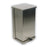 Detecto Scales Can Trash SS 12gal StpOn Pdl Full-Width Hng Ld Slvr/Orng Sqr EA