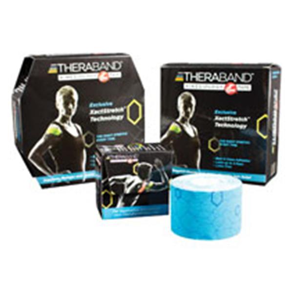 Performance Health  Tape Kinesiology TheraBand K 2"x16.4' Black/Black 6 Rolls 6Rl/Bx