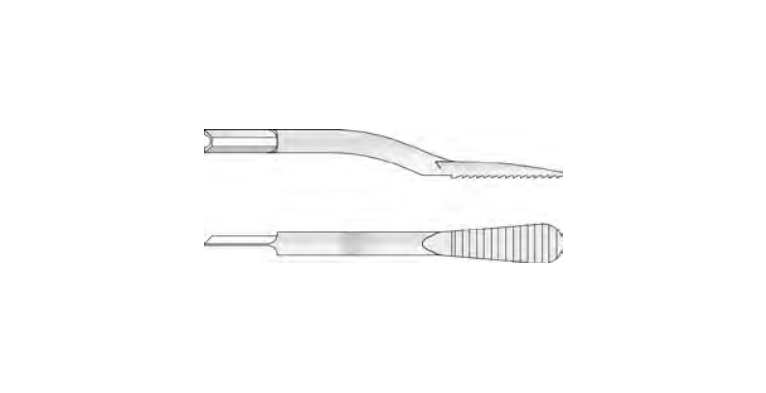 Microaire Surgical Instruments Straight Cut Rasps - Straight Cottle Ra ...
