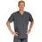 Medline Madison ave Unisex Stretch Fabric Scrub Top with 3 Pockets - Madison ave Unisex Scrub Top with 3 Pockets, Size 2XL, Charcoal - 5515CHRXXL
