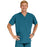 Medline Madison ave Unisex Stretch Fabric Scrub Top with 3 Pockets - Madison ave Unisex Scrub Top with 3 Pockets, Size 4XL, Caribbean Blue - 5515CRB4XL