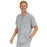 Medline Madison ave Unisex Stretch Fabric Scrub Top with 3 Pockets - Madison ave Unisex Scrub Top with 3 Pockets, Size 5XL, Light Gray - 5515GRY5XL