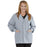 Medline Lincoln ave Unisex Stretch Fabric Scrub Jacket with 3 Pockets - Unisex Lincoln Ave. Cuffed Jacket, Light Gray, Size S - 5542GRYS