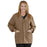 Medline Lincoln ave Unisex Stretch Fabric Scrub Jacket with 3 Pockets - Unisex Lincoln Ave. Cuffed Jacket, Khaki, Size 2XS - 5542KHKXXS