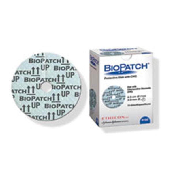 Ethicon a J & J Company Dressing Protective Disk Bio-Patch CHG 3/4" Disk 6Fr Strl 10/Bx, 4 BX/CA (4151)