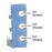 J&J Advanced Sterilization Holder Instrument Tray Aptimax .4x.4x.4" 4/Ca