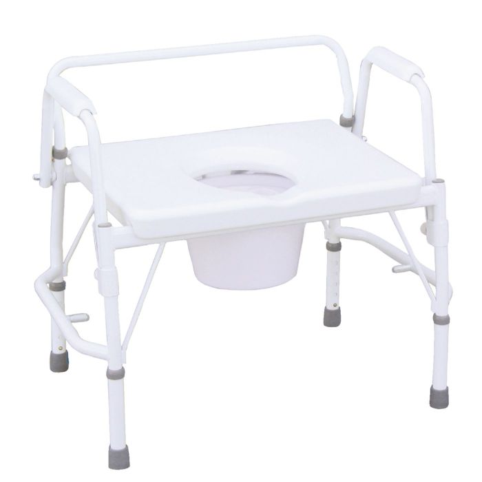 Patterson Medical Drop-Arm All in One Bariatric Commode