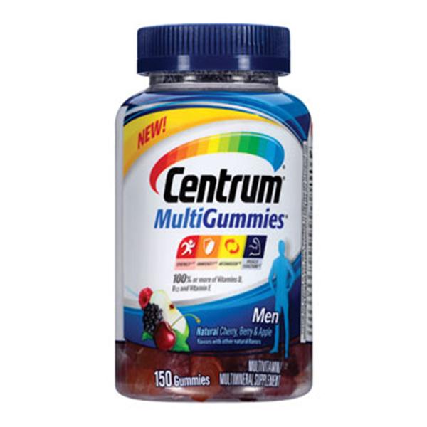 Pfizer Consumer Health Centrum Multivitamin/Supplement Adult Gummy Men 150/Bt, 12 BT/CA (5486290)
