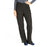 Medline Ocean Ave Women's Stretch Fabric Support Waistband Scrub Pants - Ocean ave Women's Support Waistband Scrub Pants with Cargo Pocket, Size L Tall Inseam, Black - 5560BLKLT