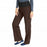 Medline Ocean Ave Women's Stretch Fabric Support Waistband Scrub Pants - Ocean ave Women's Support Waistband Scrub Pants with Cargo Pocket, Size 3XL Regular Inseam, Chocolate - 5560CHCXXXL