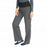 Medline Ocean Ave Women's Stretch Fabric Support Waistband Scrub Pants - Ocean ave Women's Support Waistband Scrub Pants with Cargo Pocket, Size 3XL Tall Inseam, Charcoal - 5560CHRXXXLT