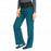 Medline Ocean Ave Women's Stretch Fabric Support Waistband Scrub Pants - Ocean ave Women's Support Waistband Scrub Pants with Cargo Pocket, Size XL Petite Inseam, Caribbean Blue - 5560CRBXLP