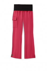 Medline Ocean Ave Women's Stretch Fabric Support Waistband Scrub Pants - DBS-PANT, SCRUB, OCEAN AVE, YOGA, ELASP, PNK, - 5560PNKXXLP