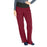 Medline Ocean Ave Women's Stretch Fabric Support Waistband Scrub Pants - Ocean ave Women's Support Waistband Scrub Pants with Cargo Pocket, Size S Regular Inseam, Wine - 5560WNES