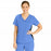 Medline Michigan ave Women's Yoga-Style Stretch Scrub Top with 1 Pocket - Michigan ave Women's Yoga-Style Stretch Scrub Top with 1 Pocket, Size 2XL, Ceil Blue - 5564CBLXXL