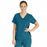 Medline Michigan ave Women's Yoga-Style Stretch Scrub Top with 1 Pocket - Michigan ave Women's Yoga-Style Stretch Scrub Top with 1 Pocket, Size L, Caribbean Blue - 5564CRBL