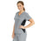 Medline Michigan ave Women's Yoga-Style Stretch Scrub Top with 1 Pocket - Michigan ave Women's Yoga-Style Stretch Scrub Top with 1 Pocket, Size M, Light Gray - 5564GRYM