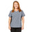 Medline California ave Women's Yoga-Style Stretch Scrub Top with Pockets - California Ave Scrub Top, Yoga with Pockets, Gray, Size 2XL - 5565GRYXXL