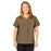 Medline California ave Women's Yoga-Style Stretch Scrub Top with Pockets - California Ave Scrub Top, Yoga with Pockets, Khaki, Size XL - 5565KHKXL