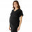 Medline Charlotte ave Women's Maternity Scrub Top - Charlotte ave Maternity Scrub Top, Size L, Black - 5568BLKL