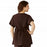 Medline Charlotte ave Women's Maternity Scrub Top - Charlotte ave Maternity Scrub Top, Size XL, Chocolate - 5568CHCXL