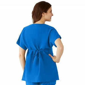 Medline Charlotte ave Women's Maternity Scrub Top - Charlotte ave Maternity Scrub Top, Size XS, Royal Blue - 5568RYLXS