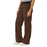 Medline Pacific ave Women's Stretch Fabric Wide Waistband Scrub Pants - Pacific ave Women's Wide Waistband Scrub Pants with Cargo Pocket, Size XL Regular Inseam, Chocolate - 5570CHCXL