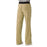 Medline Pacific ave Women's Stretch Fabric Wide Waistband Scrub Pants - Pacific ave Women's Wide Waistband Scrub Pants with Cargo Pocket, Size S Petite Inseam, Khaki - 5570KHKSP