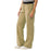 Medline Pacific ave Women's Stretch Fabric Wide Waistband Scrub Pants - Pacific ave Women's Wide Waistband Scrub Pants with Cargo Pocket, Size XS Petite Inseam, Khaki - 5570KHKXSP
